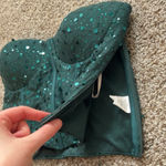 Lulus sequin strapless top Photo 3