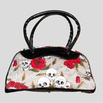 Skull and roses cute carryall bag! Pre loved Gray Photo 1