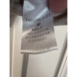 THML  Anthropologie Beige Ruffle Flutter Sleeve Embroidered Aztec Boho Top Medium Photo 3