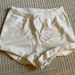 Forever 21 Cream Knit Shorts Elastic Waistband Photo 0