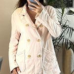 Frank & Eileen  Belfast Petal peacoat ballet pink jacket size M small defect Photo 0