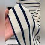 Sézane Sezane Gael Mariniere Striped Long Sleeve Top with Ruffles Photo 7