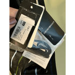 Emporio Armani NWT Draped Metallic-Stripe Strapless Dress Black Size IT 40/US 4 Photo 11