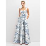 Alfred Sung  Cottage Rose Larkspur Gown - Size 4 Photo 2