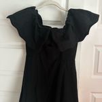 Sea NY Leona Strapless Off the Shoulder Linen Midi Dressn NWT 4 Black Photo 7