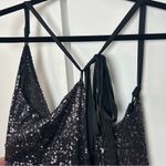 Free People Intimately Gold Rush Sequin Dress in Black NWT Photo 7
