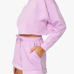 We Wore What NWT  High-Rise Pull On Sweat Shorts in Lilac Size Small Photo 0