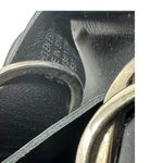 ZARA  Slide Sandals Buckles Double Strap Faux‎ Leather Black Size 41 US 10 Photo 12