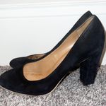 J.Crew  Genuine Suede Block Heel Pumps Size 9 Photo 0