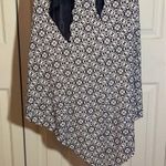 Alyn Paige Black White Print Halter Top Dress Asymmetrical Hemline Wear 3 Ways M Photo 10