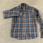 Wrangler  Womens Medium Colorful Plaid Pearl Snap Long‎ Sleeve Shirt Photo 0