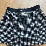 Alo Yoga  Black and White Checkered Skirt Photo 1