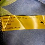 Saturday Club Navy Blue Tropical
Floral Shirt Dress L Size L Photo 10