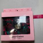 Juicy Couture NIB  Black Roses Floral Wallet ID Card‎ Case Tab Purse Crown Photo 3