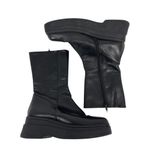 Vagabond  Shoemakers Carla Mid-High Boot Chunky Black Leather Size 40 / 10 Photo 2
