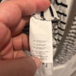 J Crew Striped Turtleneck Long Sleeve Top Women's XL Tencel Cashmere Black White Photo 4