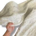 Madewell ‎ MWL Mock Neck Gray Speckled Fleece Sweatshirt Size Large Photo 5