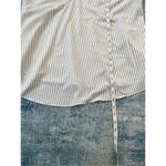 Adrienne Vittadini  White Black Stripe Asymmetrical Sleeveless Blouse XL Photo 6