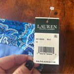 Lauren Ralph Lauren Bandana Paisley Printed Hipster Bikini Swim Bottom‎ Blue NWT Size 14 Photo 2