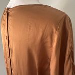 Young Fabulous and Broke Young, Fabulous & Broke brown long sleeve satin top size M Photo 11