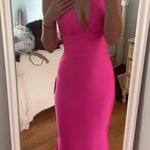 Atria Clothing Prom Dress in Barbie Pink Photo 2