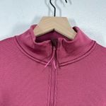 Nike  Therma-FIT‎ ADV Pullover 1/4 Zip Cropped Running Top Maroon Womens Large Photo 6