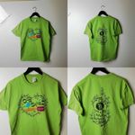 Urban Outfitters God Squad Lakeside Ohio T Shirt Green Large L More Fun Than A Kid Statement Logo Photo 9