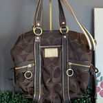 Coach  Poppy Chocolate Brown Hobo Bag Photo 0
