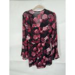 BCBGeneration Floral Romper Women S Black Red Witchy Vampire Whimsigoth NEW Photo 2
