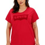 Levi's  | Perfect Red T-Shirt with Batwing Logo Photo 1