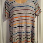 Maurice's  24/7 Sz 1X Striped Multicolor Women's Top Photo 4
