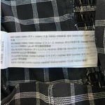 Hollister Women's Crop Square Neckline in Black Plaid Photo 10