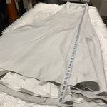 Theia Bridesmaid Bianca Twist Back Maxi Gown in Silver Size 6 Photo 4