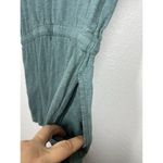 UpWest Cotton Slub Romper Medium Short Sleeves Green Photo 3