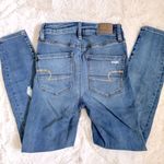 American Eagle AE Super Hi-Rise Distressed Ripped Jeggings 00 X-Short Photo 3