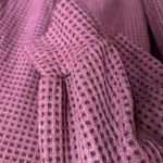 Hailey & Co. mauve waffle knit long sleeved top Photo 3