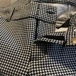 Old Navy  Womens Pants Pixie Fit Black White Houndstooth Ankle Size 4 Tall Photo 7