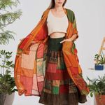 Kathmandu Imports Mixed-Patch Kimono with Pockets Photo 2