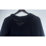 Reformation  Violet Sheer Button Down Top Black Women’s Size 6 Career Business Photo 7