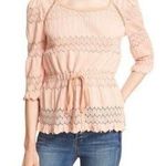 Free People Fire Island Knit Blouse Size M Photo 0