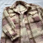 Sadie and Sage Plaid Teddy Jacket Photo 7
