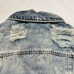 Romeo + Juliet Couture Distressed Denim Vest Size Small NEW Grunge 90s Y2K Photo 7