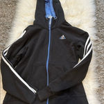 Adidas Black Zip-Up Hoodie Photo 0