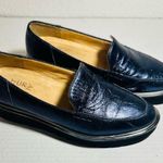 Naturalizer Loafers Women’s Shoes Size 5.5M Andie Metallic Purple Blue Comfort Photo 0