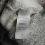 n:philanthropy Star Embroidered Terry Sweatshirt Gray White Cotton Blend Small Photo 7