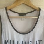 Ribbed tank graphic bodysuit Size 6 Photo 3