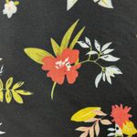 Saltwater Luxe Saltwater Luxe Midi Skirt Womens Medium Black Floral Wrap Tie Waist Photo 2