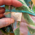 Twelfth Street Cynthia Vincent Shorts 100% Silk Tropical Drawstring Small Blue Photo 4