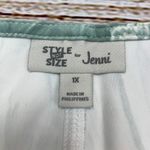 Style Not Size for Jenni Bodysuit Marble Jade Square Neck Long‎ Sleeve [Size XL] Green Photo 3