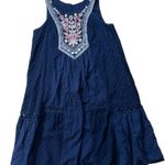 Maeve  Anthropologie Tisa Swing Floral Navy Dress Photo 0